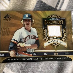 Mark Fidrych Memorabilia Card
